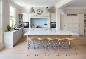 large kitchen island